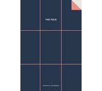 Quaderno Premium 15,24 X 22,86 cm - 100 pagine a righe senza margine - The Fold Essential: Carta crema 90g/m² - Copertina soft-touch blu/salmone - Per appunti, journaling, disegni e idee