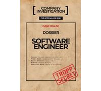 Quaderno Software Engineer - TROPP SECRET: Il dossier riservato per chi trasforma caffè in codice e bug in feature | 120 pagine a righe - Idea regalo ... (Dossier Aziendali - Tropp Secret)