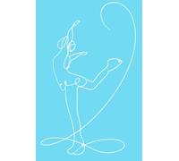 Quaderno Sport Pattinaggio 100 pagine a righe: Quaderno formato A5 (Quaderni sport invernali)