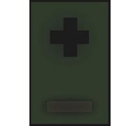 Quaderno tattico Primo Soccorso a Quadretti - Tactical notebook Red Cross: taccuino tattico compatto per appunti di emergenza e servizio, copertina ... Croce Nera - Formato ridotto 12,85 x 19,84 cm