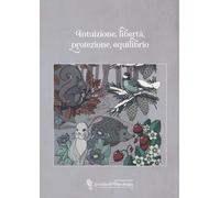 Quadernone appunti a quadretti A4 Animali del bosco sfondo grigio: Quadernone A4 a quadretti - copertina a finitura opaca - 80 pagine per i tuoi appunti o per i tuoi pensieri