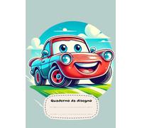 Quadernone da disegno a fogli bianchi: Quaderno senza righe per dipingere o prendere appunti | 100 pagine | Cars (Quadernoni da Disegno)