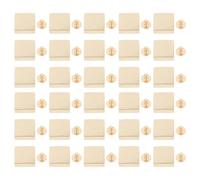 Quadrate Screw Back Rivets 30 Sets | Zinc Alloy Handbag Nails for Leather Bags/Belts/Shoes | 16mm Decorative Rivets with 6mm PH Iron Screws | Oxidation Protected & Easy (Oro)