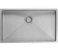 Quadron Anthony fregadero de acero con sifón 74x44 cm MF7444BS