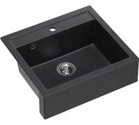Quadron Bill fregadero graniteq 59.5x54 cm negro HCQB6054U8_BS