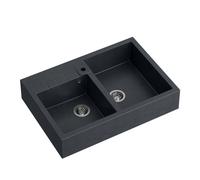 Quadron Bill fregadero graniteq 90x62 cm negro HCQB9062U8_BS