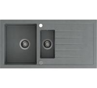 Quadron Bruce fregadero graniteq 100x50 cm gris/grafito/ónix HCQB9950SZK