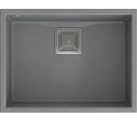 Quadron David fregadero suspendido 55x42 cm gris/grafito/ónix HQD5542U5-BS