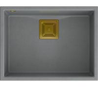 Quadron David fregadero suspendido 55x42 cm gris/grafito/ónix HQD5542U5-G1