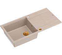 Quadron Evan fregadero graniteq 100x50 cm beige HCQE10050U2_PVDC1_P2O