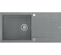Quadron Evan fregadero graniteq 100x50 cm gris/grafito/ónix HCQE10050U5_BS_P2O