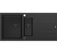Quadron Evan fregadero graniteq 100x50 cm negro HQE510050U7_BLM_P2O