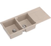 Quadron Evan fregadero graniteq 116x50 cm beige HQE11650U2_BS_P2O