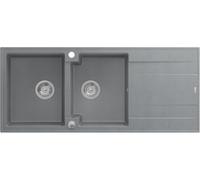 Quadron Evan fregadero graniteq 116x50 cm gris/grafito/ónix HQE11650U5_BS_P2O