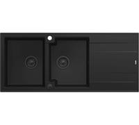 Quadron Evan fregadero graniteq 116x50 cm negro HQE11650U7_BLM_P2O