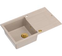 Quadron Evan fregadero graniteq 86x50 cm beige HCQE8650U2_PVDG1_P2O