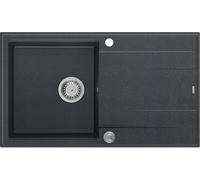 Quadron Evan fregadero graniteq 86x50 cm negro HCQE8650U8_BS_P2O