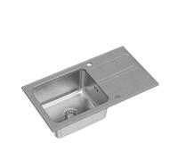 Quadron Ralph fregadero de granito y acero 78x43 cm gris/grafito/ónix FUS_R7843SZ