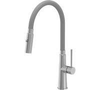 Quadron Gina grifo de cocina de pie acero inoxidable-grafito/gris 3922505_BSGR