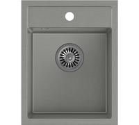 Quadron Johnny fregadero graniteq 50x39 cm gris/grafito/ónix HCQJ3950SZK