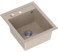 Quadron Johnny fregadero graniteq 50x43 cm beige HCQJ4350BEZK