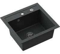 Quadron Johnny fregadero graniteq 50x47 cm negro HCQJ5047CZK