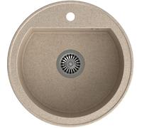 Quadron Johnny fregadero graniteq 51x51 cm beige HCQC5151BEZK