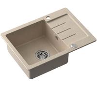 Quadron Johnny fregadero graniteq 60x44 cm beige HCQJ6044BEZK