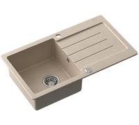 Quadron Johnny fregadero graniteq 77x44 cm beige HCQJ7744BEZK