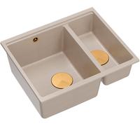 Quadron Logan fregadero graniteq 55x46 cm beige HCQL5646U2-C1_U