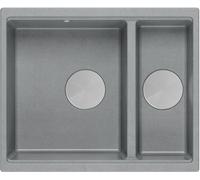 Quadron Logan fregadero graniteq 55x46 cm gris/grafito/ónix HCQL5646U5-BS_U