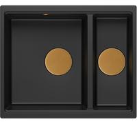 Quadron Logan fregadero graniteq 55x46 cm negro HCQL5646U7-C1_U