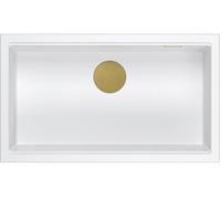 Quadron Logan fregadero graniteq 76x45 cm blanco HQD7644U1_PVDG1_U