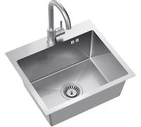 Quadron Luke fregadero con grifo acero/acero ZH5045BS_3623500_BS