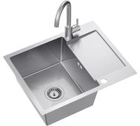 Quadron Luke fregadero con grifo acero/acero ZH6048BS_3623500_BS