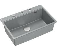 Quadron Marc fregadero graniteq 75x49 cm gris/grafito/ónix HQM7650U5_FM_BS