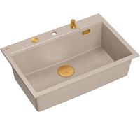 Quadron Marc fregadero graniteq 76x50 cm beige HQM7650U2_PVDC1