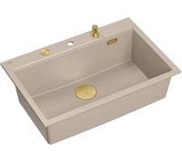 Quadron Marc fregadero graniteq 76x50 cm beige HQM7650U2_PVDG1
