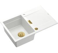 Quadron Owen fregadero graniteq 76x50 cm blanco HQO7650U1_PVDG1