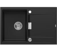Quadron Owen fregadero graniteq 76x50 cm negro HQO7650U7_BS
