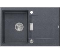 Quadron Owen fregadero graniteq 76x50 cm negro HQO7650U8_BS