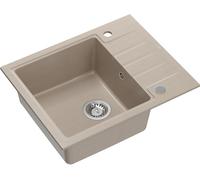 Quadron Peter fregadero graniteq 62x50 cm beige HCQP6250BEZP