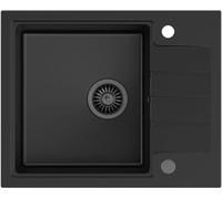 Quadron Peter fregadero graniteq 62x50 cm negro HCQP6250BLM_PC