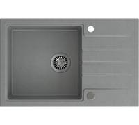 Quadron Peter fregadero graniteq 78x50 cm gris/grafito/ónix HCQP7850SZK