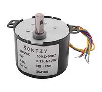 QUAEDE 50Ktyz Ac220V 10W 0.5A 2.5R /Min Motor Síncrono A Imán Permanente Ac Equipo Motor de Reducción Cw/Ccw