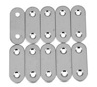 QUAEDE Flat Reparación De Placas De Reparación De Los Soportes De Enlace 40X15Mm 10Pcs