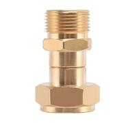 QUAEDE - Junta giratoria para lavadora a presión, conexión sin conexión para conexión de tubería, conexión de metal antitorsión M22 de 14 mm, 3000 Psi