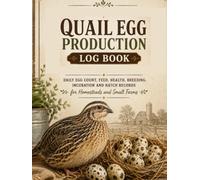 Quail Egg Production Log Book: Daily Count, Feed, Health, Breeding, Incubation and Hatch Records for Homesteads and Small Farms