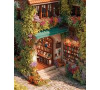 Quaint Bookshop 4000 Piece Jigsaw Puzzles for Adults, Colourful, Challenging & Brainteasing Adult Puzzles 4000 Pieces Sunshine, Fun jigsaws for The Whole Family 56x34 Inch