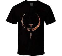 Quake Logo Symbol Video Game Shooter Mens T Shirt Black Black XXL